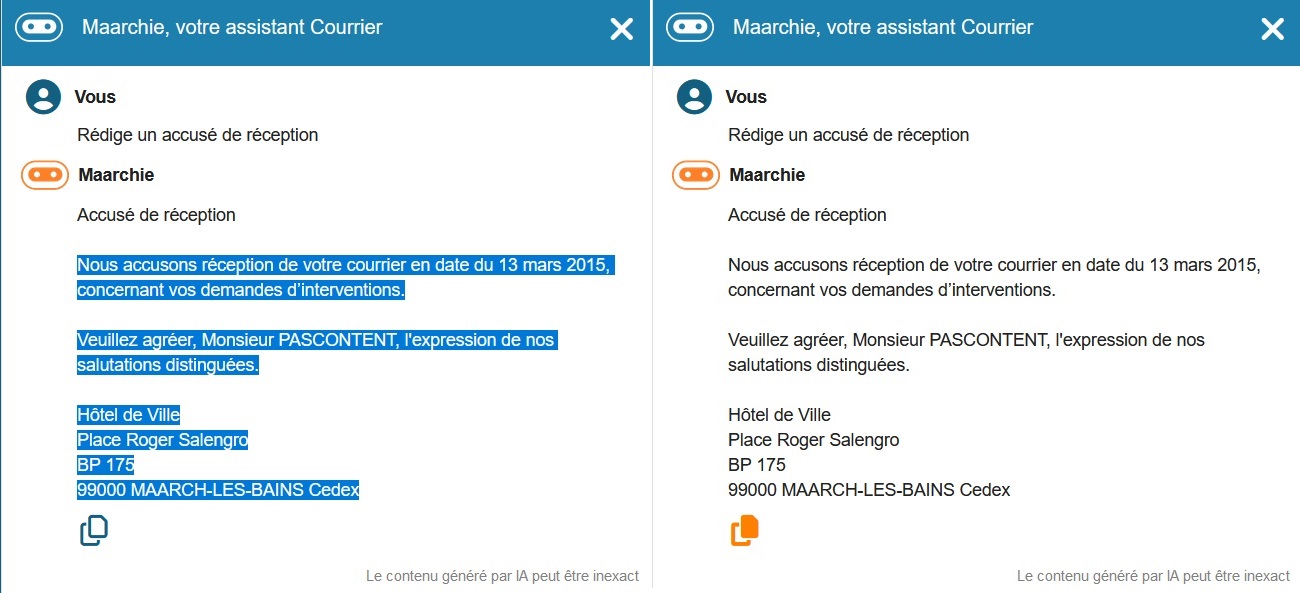 Copie partielle