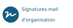 icone signatures mail d'organisation