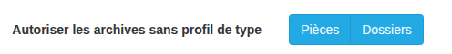 Versement de pièces et dossiers
