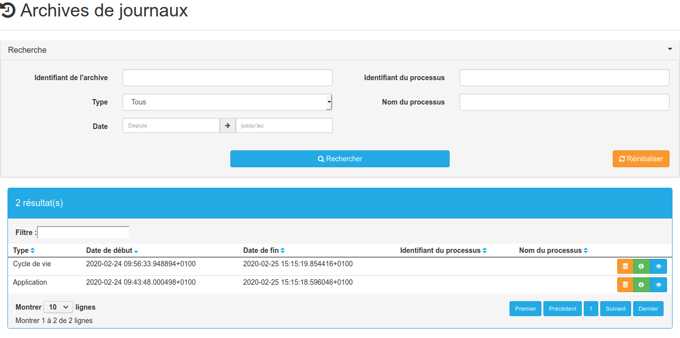 Archives de journaux