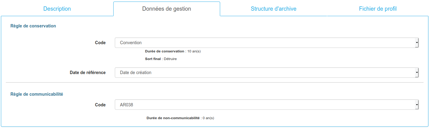 Règles de gestion