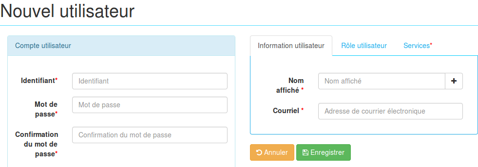 Ajouter un utilisateur