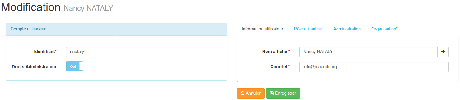 Ajouter un utilisateur